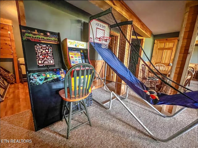 2438 Walnut Ridge Way, Sevierville, TN 37862 - playroom with wood finished floors