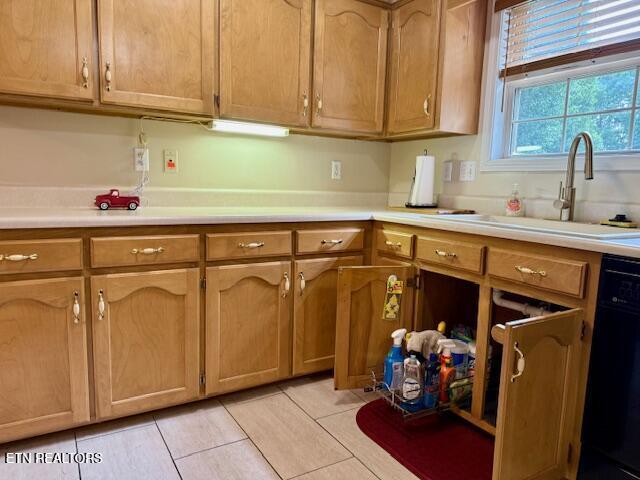15 Felix Ct, Crossville, TN 38558 - kitchen featuring a sink, dishwasher, and light countertops