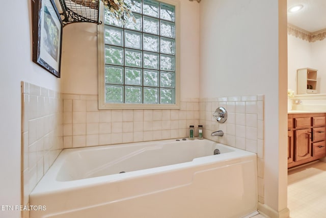 45 Calderwood Cir, Fairfield Glade, TN 38558 - full bathroom with plenty of natural light, vanity, and a bath