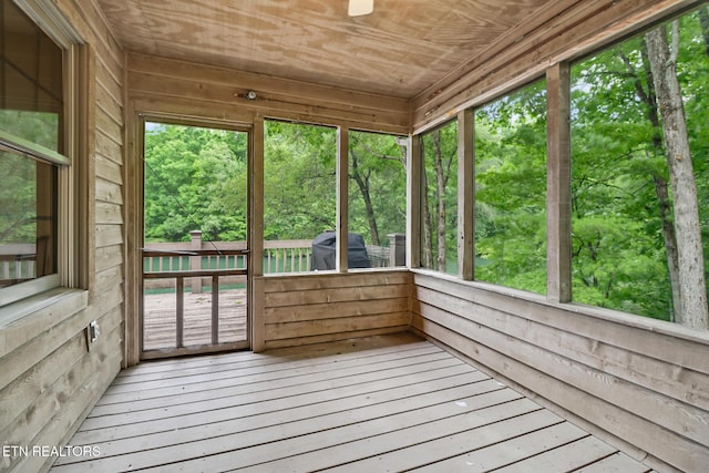 45 Calderwood Cir, Fairfield Glade, TN 38558 - view of unfurnished sunroom