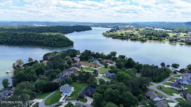 309 Southshore Dr, Greenback, TN 37742 - aerial perspective of suburban area featuring a large body of water and a forest