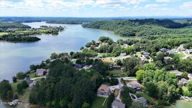 309 Southshore Dr, Greenback, TN 37742 - aerial view of residential area featuring a large body of water and a heavily wooded area