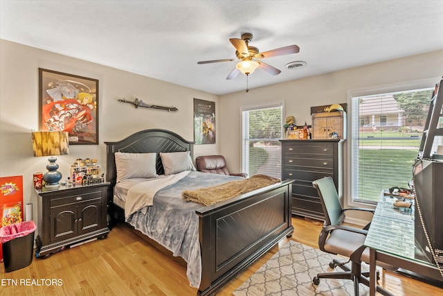 109 Cheeskogili Way, Loudon, TN 37774 - bedroom with light wood finished floors and ceiling fan