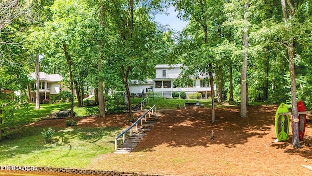 109 Cheeskogili Way, Loudon, TN 37774 - view of green lawn featuring stairway
