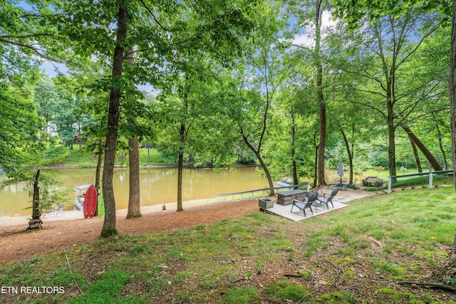 109 Cheeskogili Way, Loudon, TN 37774 - view of yard with a water view and a patio