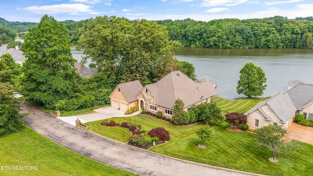 325 Pineberry Dr, Vonore, TN 37885 - view from above of property featuring a large body of water