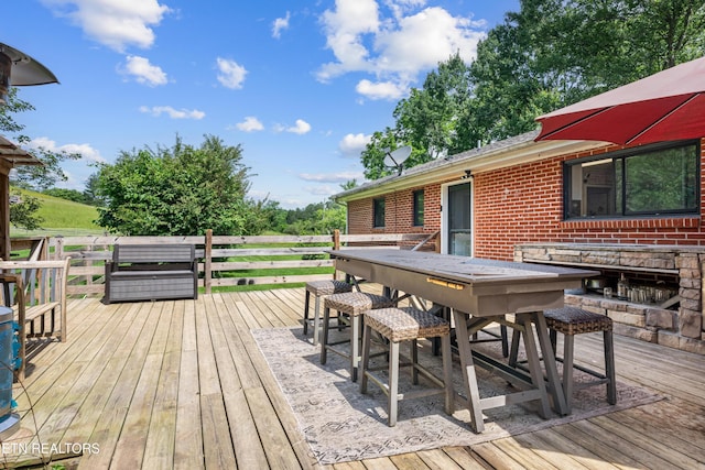 4884 Jones Cove Rd, Cosby, TN 37722 - view of wooden terrace