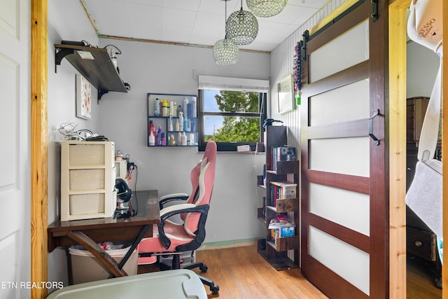 4884 Jones Cove Rd, Cosby, TN 37722 - office featuring wood finished floors
