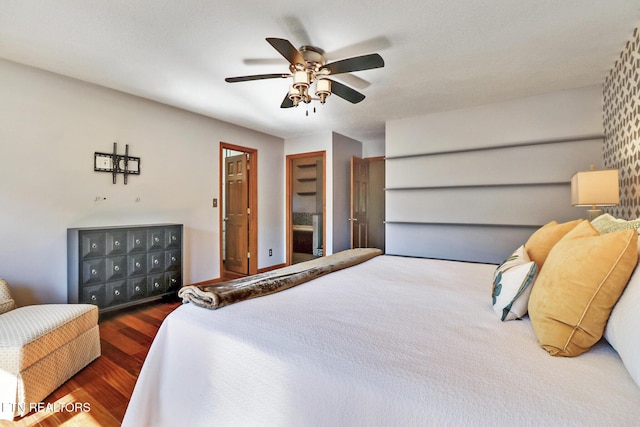104 Maltese Ln, Oak Ridge, TN 37830 - bedroom with wood finished floors and a ceiling fan