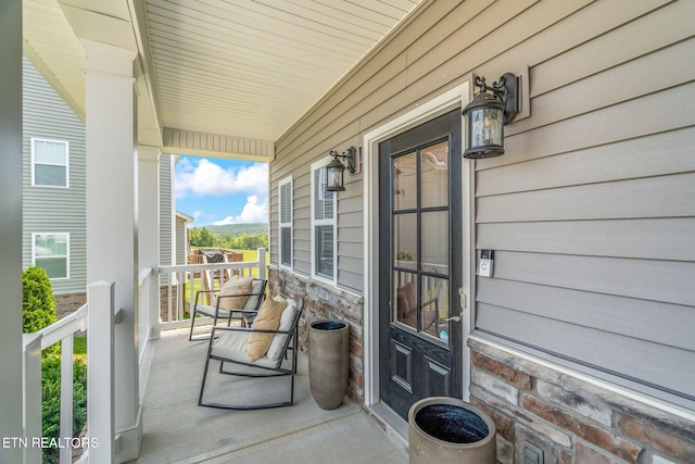 111 Chaseberry Rd, Oak Ridge, TN 37830 - view of covered porch