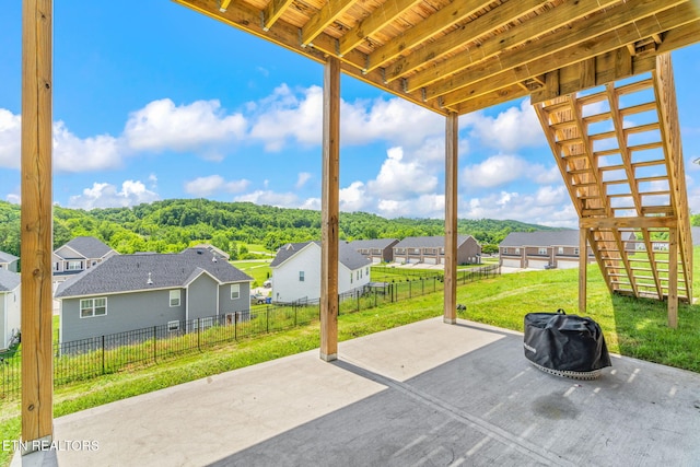 111 Chaseberry Rd, Oak Ridge, TN 37830 - view of patio featuring a residential view