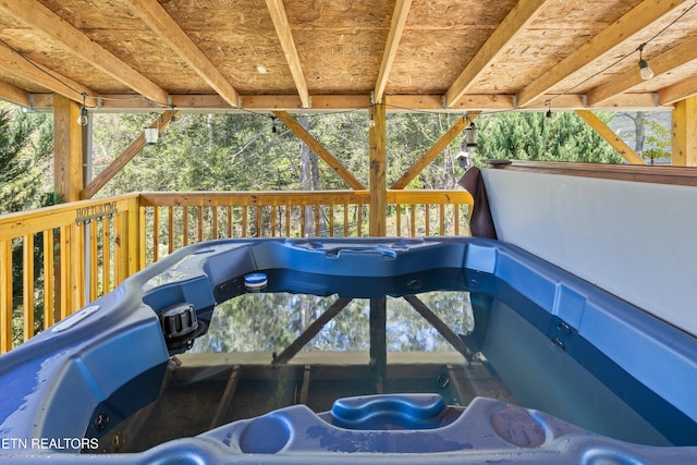 1159 Ditney Ln, Sevierville, TN 37876 - view of swimming pool featuring a hot tub