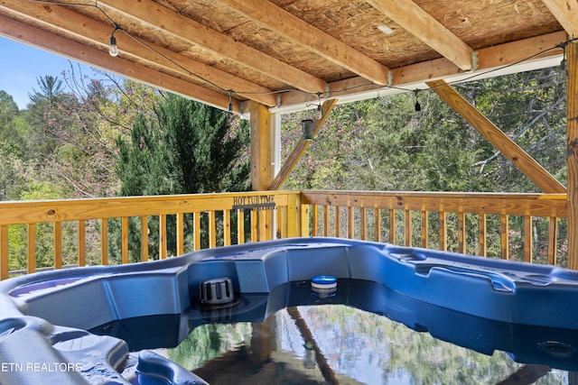 1159 Ditney Ln, Sevierville, TN 37876 - view of wooden terrace