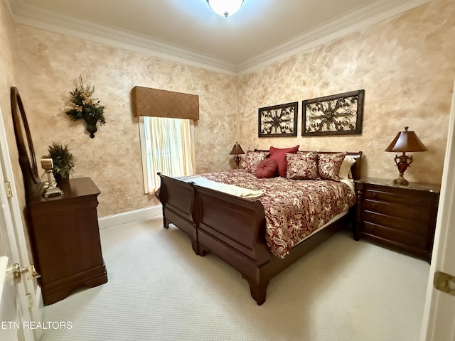 109 Divot Pl, Tazewell, TN 37879 - bedroom featuring ornamental molding and carpet floors