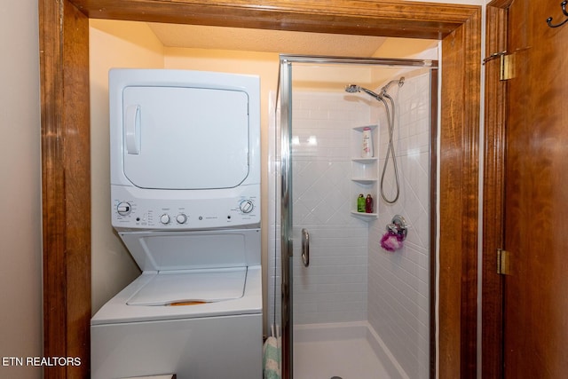 2368 Governors Ct, Maryville, TN 37801 - washroom with estacked washer and dryer