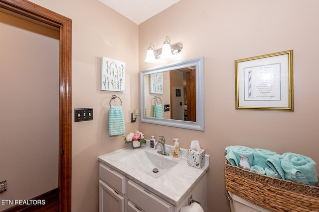 2368 Governors Ct, Maryville, TN 37801 - half bathroom featuring vanity and toilet