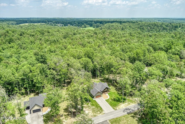 191 Creekview Ct, Jamestown, TN 38556 - bird's eye view of a heavily wooded area