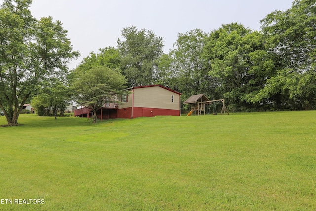 641 W Fork Rd, Loudon, TN 37774 - view of grassy yard with a playground and view of scattered trees