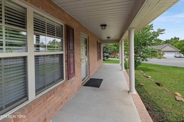 4411 Waldon Pond, Corryton, TN 37721 - covered porch featuring a lawn