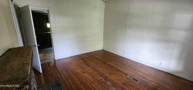 378 Church St, Jellico, TN 37762 - empty room featuring hardwood / wood-style floors and baseboards