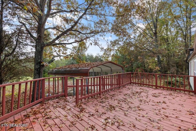 1477 Womac Hollow Rd, Ten Mile, TN 37880 - view of wooden deck