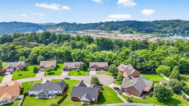 6305 Glen Eagle Ln, Knoxville, TN 37921 - aerial perspective of suburban area featuring a forest