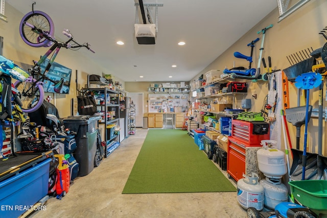 3210 Gazebo Point Way, Knoxville, TN 37920 - garage with recessed lighting and a garage door opener