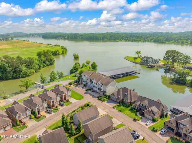 3210 Gazebo Point Way, Knoxville, TN 37920 - aerial perspective of suburban area featuring a nearby body of water