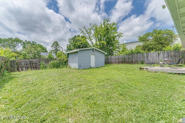 613 Victory St, Knoxville, TN 37919 - view of yard featuring a wooden deck