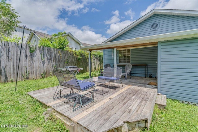613 Victory St, Knoxville, TN 37919 - view of wooden terrace