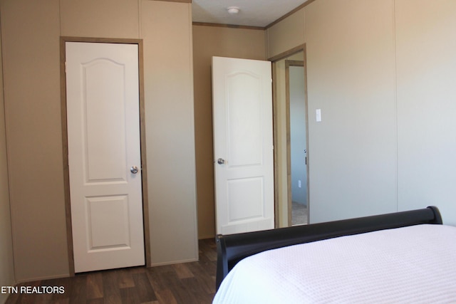 4501 Shipe Rd, Corryton, TN 37721 - bedroom with dark wood finished floors and baseboards