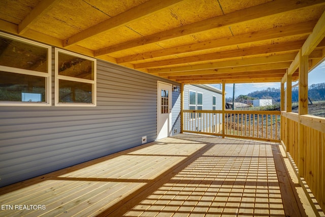 4501 Shipe Rd, Corryton, TN 37721 - view of wooden deck