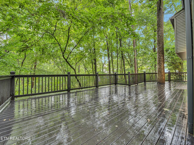 9501 E Aiken Ln, Knoxville, TN 37922 - view of wooden deck