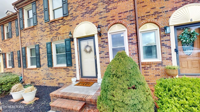 103 Mayfield Dr Unit 5, Elizabethton, TN 37643 - view of exterior entry with brick siding