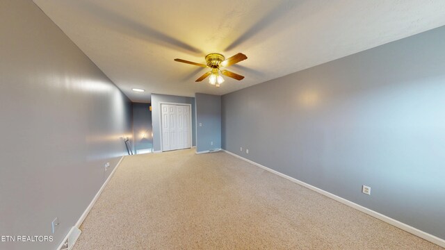103 Mayfield Dr Unit 5, Elizabethton, TN 37643 - carpeted spare room with ceiling fan and baseboards