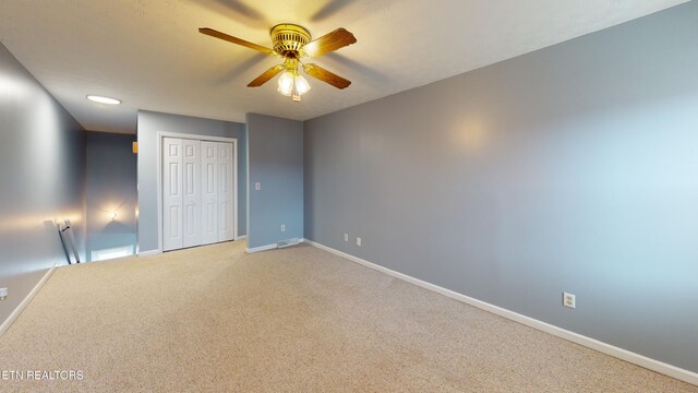 103 Mayfield Dr Unit 5, Elizabethton, TN 37643 - unfurnished bedroom with baseboards, carpet, and a closet