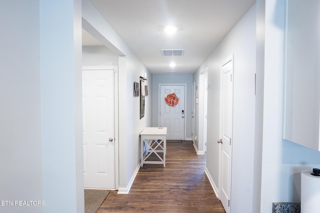 5049 Cottonseed Way, Morristown, TN 37813 - hallway with dark wood finished floors and baseboards
