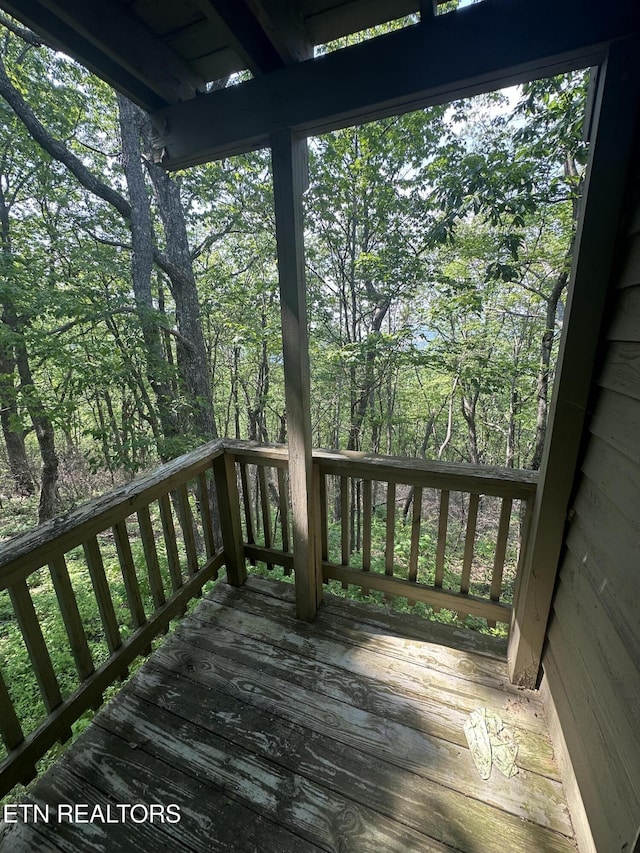 365 Moytoy Rd Unit 103, Crab Orchard, TN 37723 - view of wooden terrace