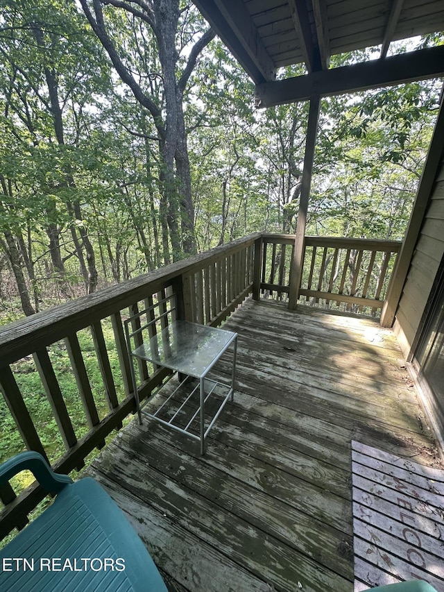 365 Moytoy Rd Unit 103, Crab Orchard, TN 37723 - view of wooden terrace
