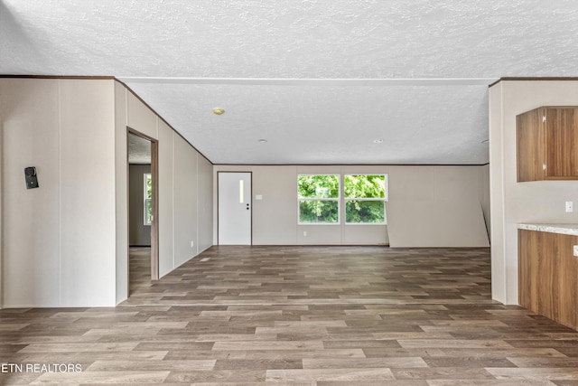 2000 Velma Rd, Athens, TN 37303 - unfurnished living room with light wood-style floors and a textured ceiling