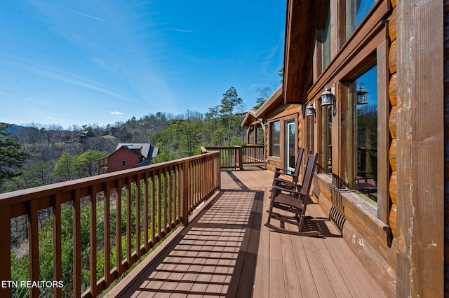 2456 Hackberry Dr, Sevierville, TN 37862 - view of wooden terrace
