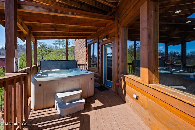 2456 Hackberry Dr, Sevierville, TN 37862 - view of wooden deck