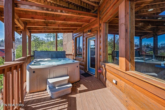 2456 Hackberry Dr, Sevierville, TN 37862 - view of wooden terrace