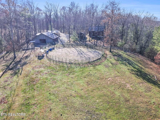 390 John J Smith Rd, Oneida, TN 37841 - view from above of property featuring a heavily wooded area