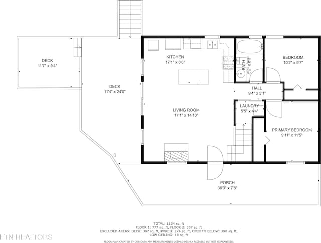 390 John J Smith Rd, Oneida, TN 37841 - home floor plan