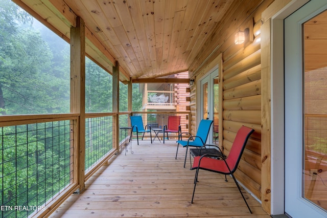 1646 Misty Hollow Way, Gatlinburg, TN 37738 - view of wooden deck