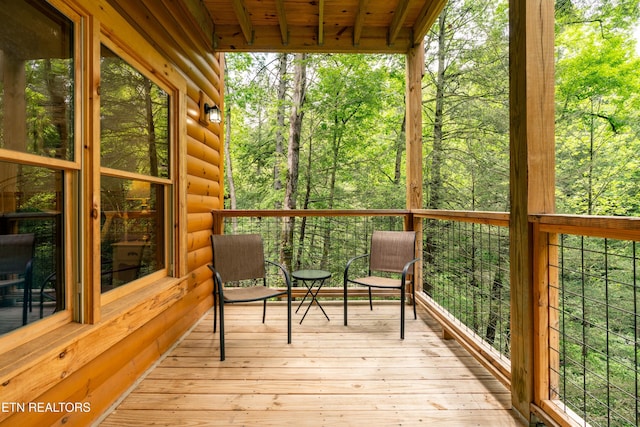 1646 Misty Hollow Way, Gatlinburg, TN 37738 - view of wooden deck