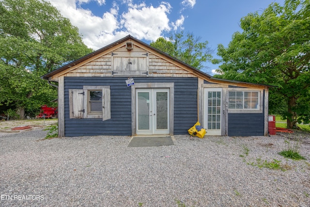 7250 Rutledge Pike, Knoxville, TN 37924 - rear view of house with french doors