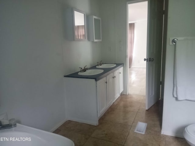 915 Porter Kite Rd, Mohawk, TN 37810 - full bathroom with tile patterned flooring and double vanity