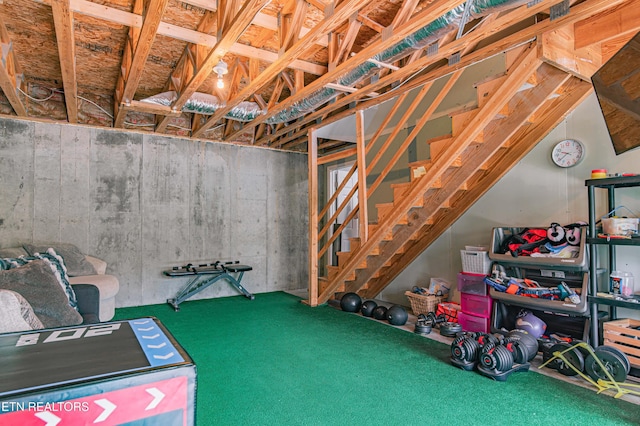 117 Maltese Ln, Oak Ridge, TN 37830 - basement featuring stairs